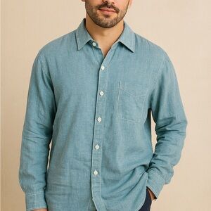 Tommy Bahama Teal Button Down Shirt‎